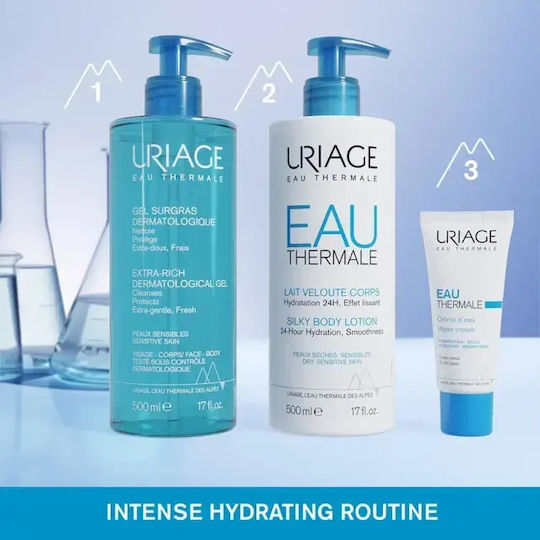 Uriage Eau Thermale Cleansing Gel for Face with Moisturizing Action 1000ml