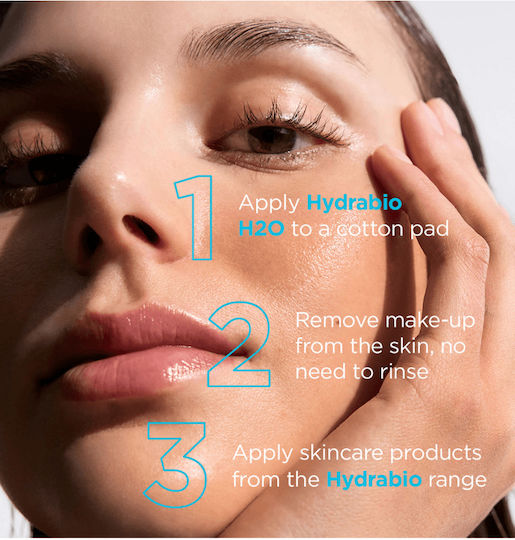 Bioderma Hydrabio H2O Micellar Water Hydrating Cleansing and Makeup Remover for Dehydrated Skin