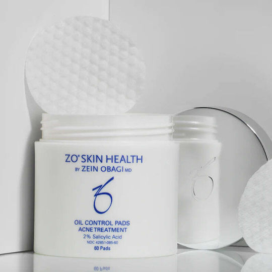 ZO Skin Health Acne Treatment Facial Cleansing Pads For Oil Control & Against Imperfections 60 Pieces