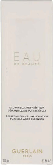 Guerlain Eau De Beauté Micellar Water Facial Makeup Remover With Moisturizing And Brightening Action 200ml