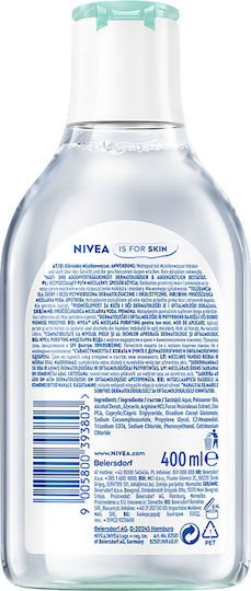 Nivea Мицеларна Вода с Водорасли Премахване на Грим за Контрол на Омазняването 400мл
