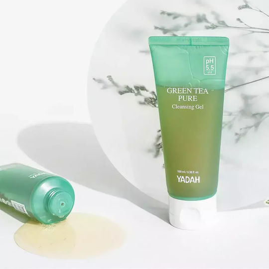 Yadah Grüner Tee Gel Gesichtsreiniger mit Antioxidativer & Anti-Aging Wirkung 100ml