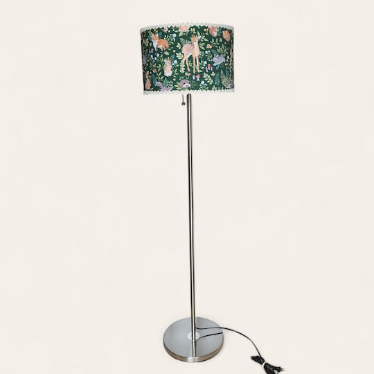 Oxygen Green Forest Floor Lamp with Socket for Bulb E27 Green