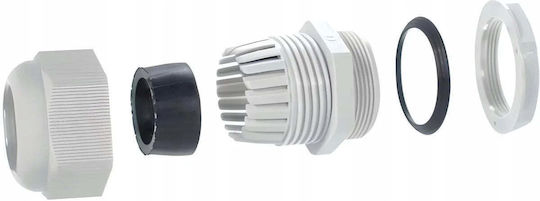 Метрична Жлеза За Кабел M16 Гайка Ip67 6.5-8мм Сива Pawbol D.3089
