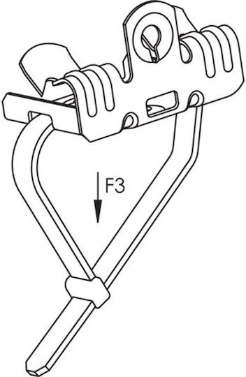 Erico Em912 Spring Clamp Lower Mount 14 20mm 170070