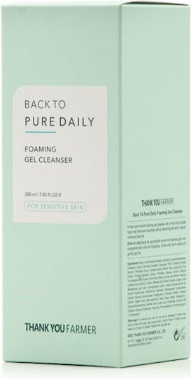 Thank You Farmer Pure Daily Face Cleansing Gel for Oil Control & Moisturizing Action 200ml