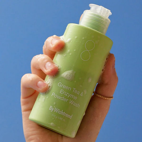 Wishtrend Green Tea & Enzyme Cream Facial Cleanser for Oil Control & Antioxidant Action 70gr