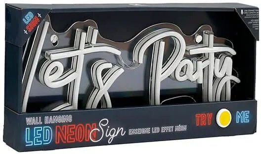 Atmosphera Neon Decorative Lighting Lets Party LED