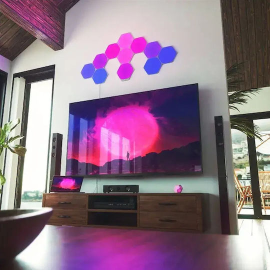 Nanoleaf Dekorative Leuchte Shapes Hexagons Starter Kit LED 9 Stk.