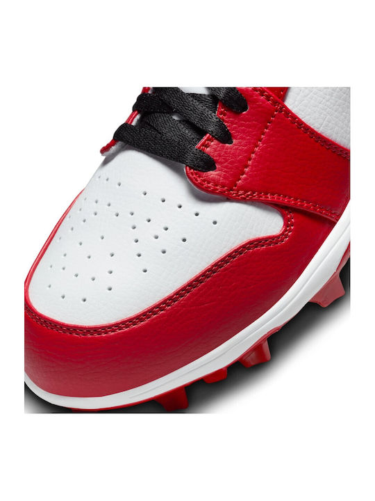 1 Mid TD Cleat Chicago Pantofi Sport Rugby Roșii Pentru Bărbați