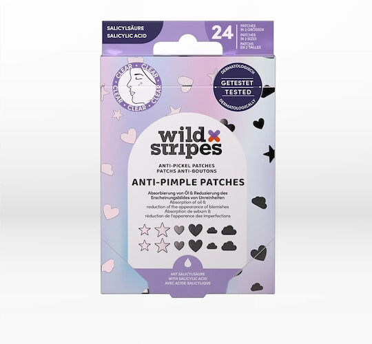 Wild Stripes Pickel-Patches 24 Stück
