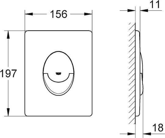 Grohe Placă pentru Rezervoare cu Dublă Funcție