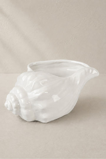 Kaemingk Κασπώ Πορσελάνινο Λευκό 17x28x14εκ.