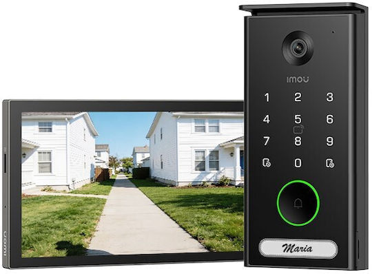 Imou Vdp7 Smart Wi-Fi 6 Dual-Band 2.4/5 GHz 2-Wire Home Intercom Camera 5MP 3K AI 7″ Touchscreen Display