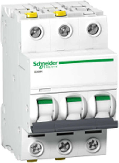 Schneider Electric Автоматична Застраховка 20A Триполюсна АС/Постоянен Ток A9F05320