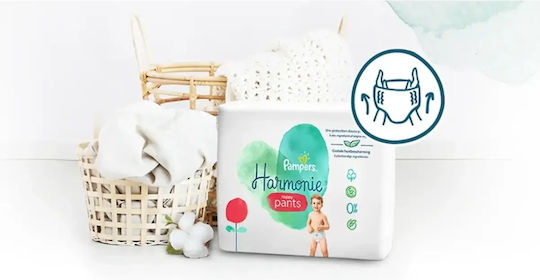 Pampers Πάνες Βρακάκι Harmonie No. 5 για 12-17kg 160τμχ