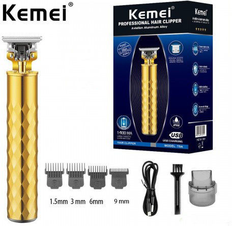 Trimmer Rechargeable Gold KM-T9A