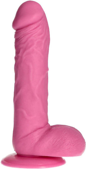 Toyz4lovers Realistisches Dildo mit Hoden und Saugnapf Fuchsie 28cm