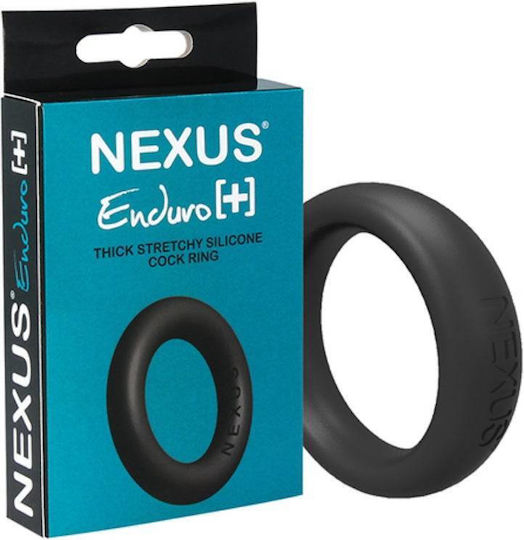 Nexus Enduro Plus Cock Ring Пръстен Петел Силикон Черен 3050-0500