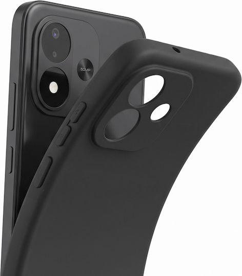 Zanaé Hülle für Xiaomi Redmi Note 17 mit Kameraschutz aus Silikon Schwarz