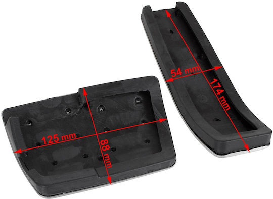 Audi Q7 4l 05-13 Automatic Pedal Covers 2 Pcs Set