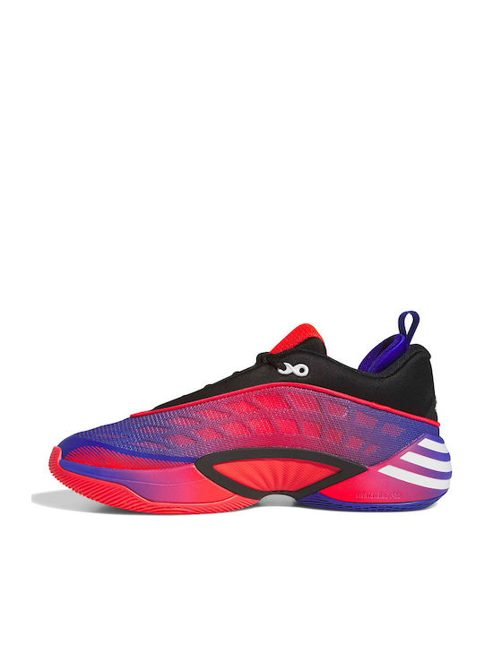D.O.N. Issue 8 Low Basketball Shoes Core Black / Lucid Red / Lucid Blue