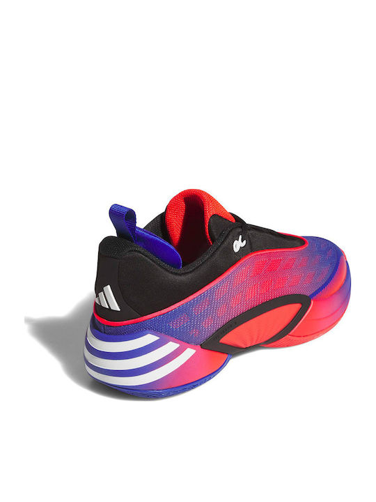 D.O.N. Issue 8 Low Basketball Shoes Core Black / Lucid Red / Lucid Blue