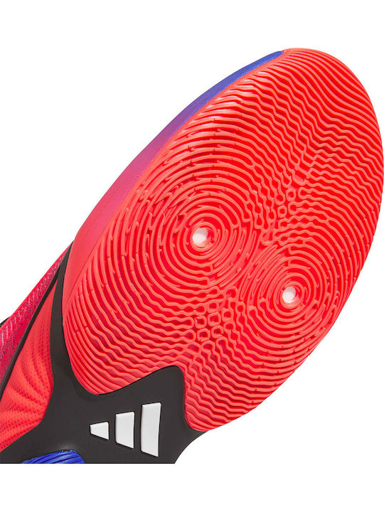 D.O.N. Issue 8 Low Basketball Shoes Core Black / Lucid Red / Lucid Blue