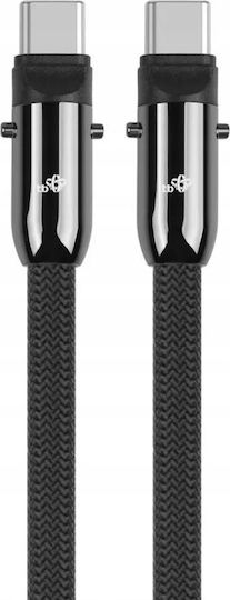 Tb Energy Geflochtenes USB-C-Kabel USB-C-Stecker – USB-C Schwarz 1,2 m