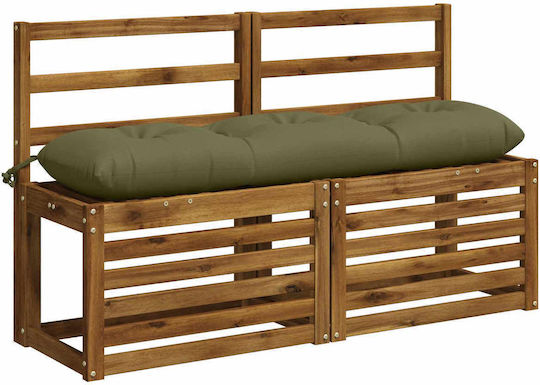 vidaXL Vianen Garden Bench Cushion Olive Green 30x120 cm