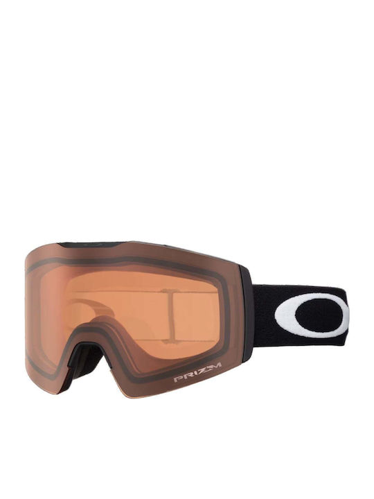 Oakley Fall Line XM Mască pentru Adulți Neagră cu Lentilă Portocalie