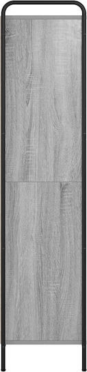 Βιβλιοθήκη Γκρι Sonoma 55.5x33x174εκ.