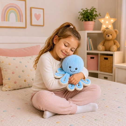 Lean Toys Плюшен октопод Plush 30 см