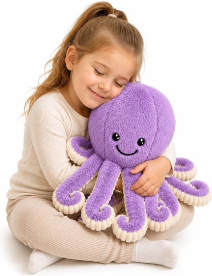 Lean Toys Plüschtier Plush Octopus 50 cm