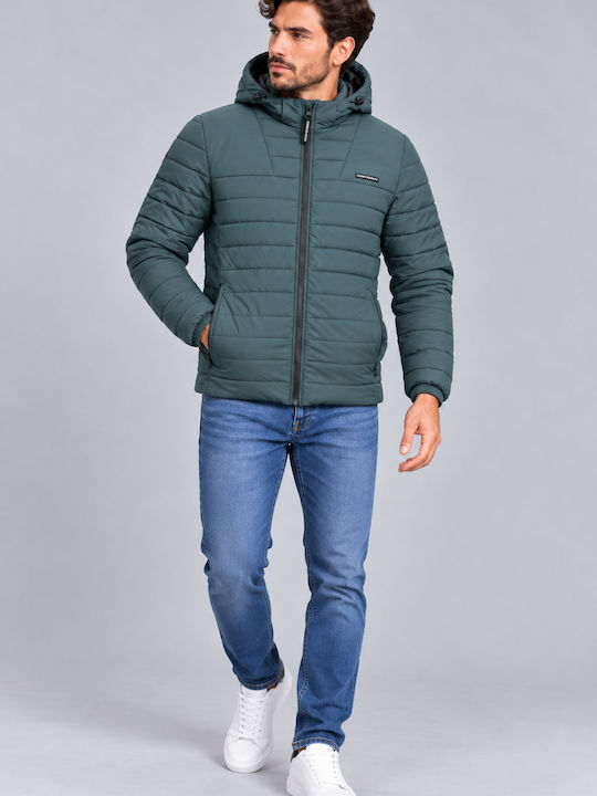 Funky Buddha Geacă Puffer Green Storm