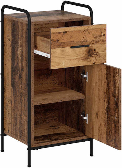 Wooden Sideboard with Drawers Brown 97x33x81 cm