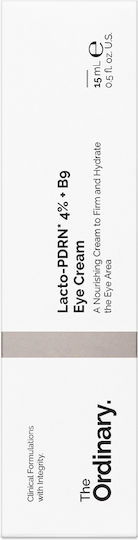 Lacto-PDRN 4% + B9 Eye Cream for Moisturizing, Brightening, Eye Bags & Firming 15ml