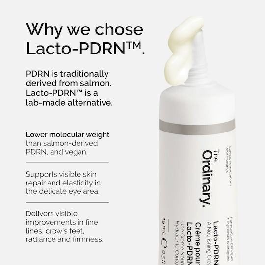 Lacto-PDRN 4% + B9 Eye Cream for Moisturizing, Brightening, Eye Bags & Firming 15ml