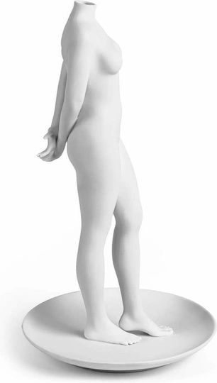 Seletti White Porcelain Decorative Vase