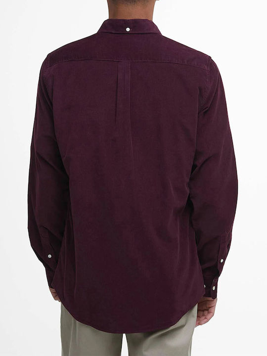 Barbour Ramsey Corduroy Shirt Regular Fit Bordeux