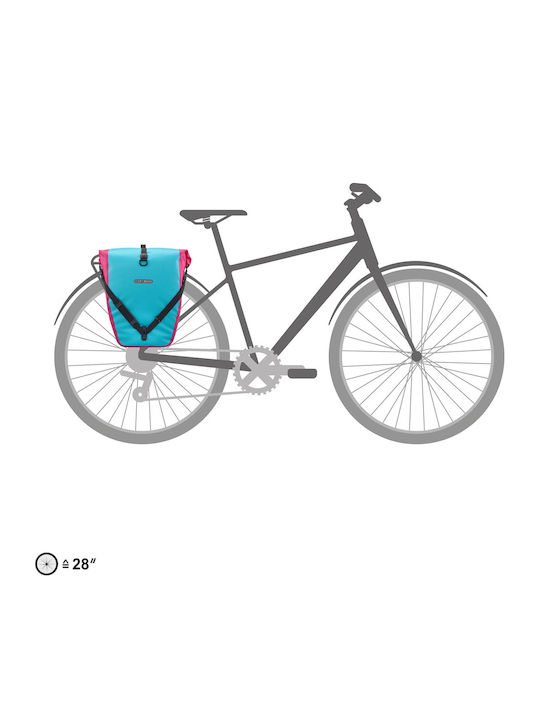 Ortlieb Saci Cu Rafturi Pentru Biciclete Albastru