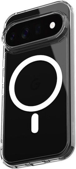 Crong Hybrid Back Cover din Plastic cu Curea pentru Gât Transparentă (Google Pixel 11 Pro XL)
