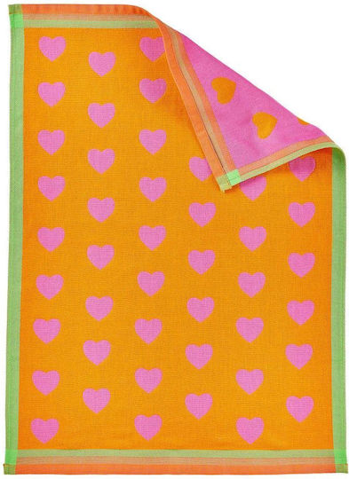 Butlers Kitchen Towel Made of 100% Cotton in Orange Color 67x50cm