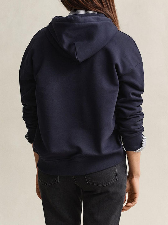 Gant Hanorac Darkblue cu glugă