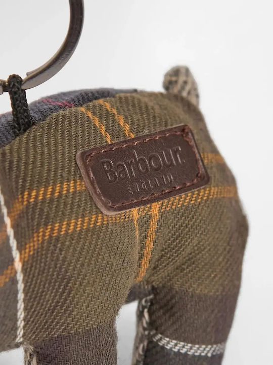 Barbour Animal Key Ring Olive