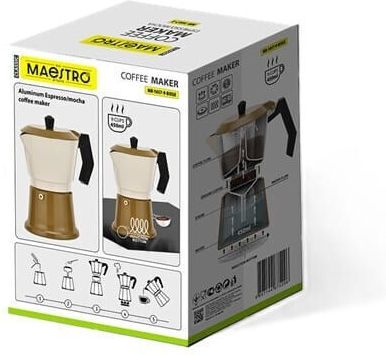 Bialetti Кафеварка за еспресо 3 чаши Сребриста
