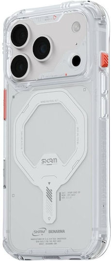 Skinarma Husă Saido MagSafe Mag-charge pentru iPhone 18 Pro 17 Pro Transparentă Sk-2026ipp6.3-sdoms-clr