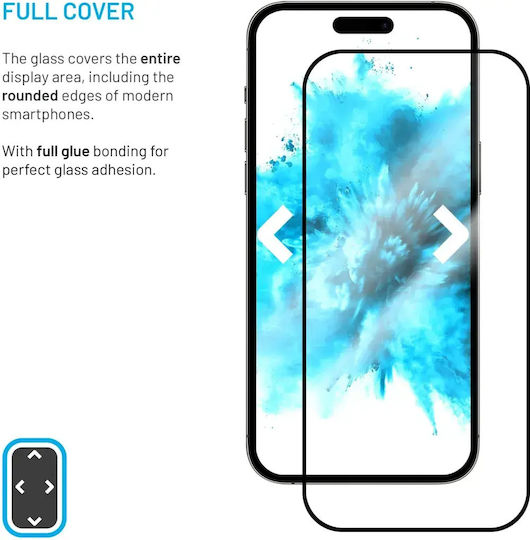 Fixed Tempered Glass Full Coverage Screen Protector Compatible with Samsung Galaxy A27 5G 2 Pieces Black