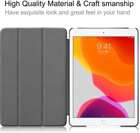 Tri-Fold Flip Cover Synthetic Leather Multicolour (iPad 2019/2020/2021 10.2'')