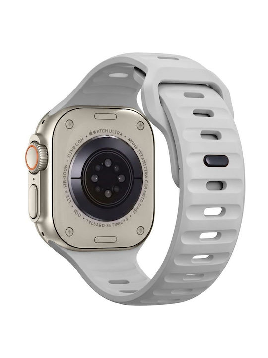 Tech-protect Silicone Line Apple Watch 8 9 10 11 12 Se Ultra 44 45 46 49 Mm Lunar Grey 5906302399017